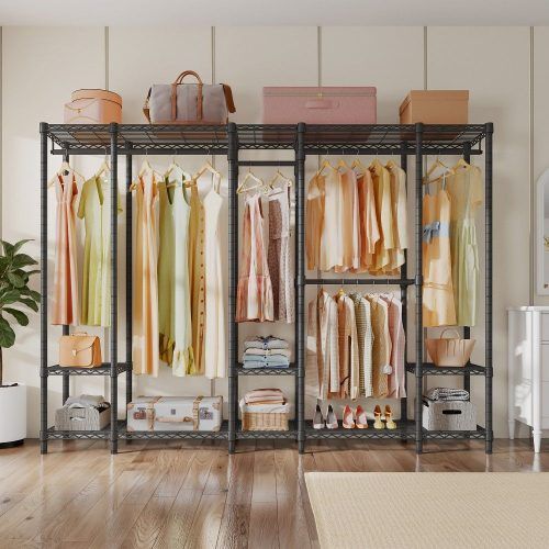 Extra-Wide Portable Wardrobes (Photo 10 of 20)