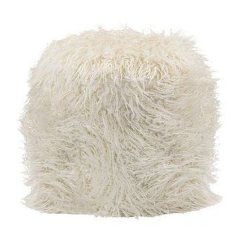 Lack Faux Fur Round Accent Stools With Storage (Photo 5 of 20)