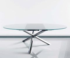 2024 Popular Glass Round Extending Dining Tables