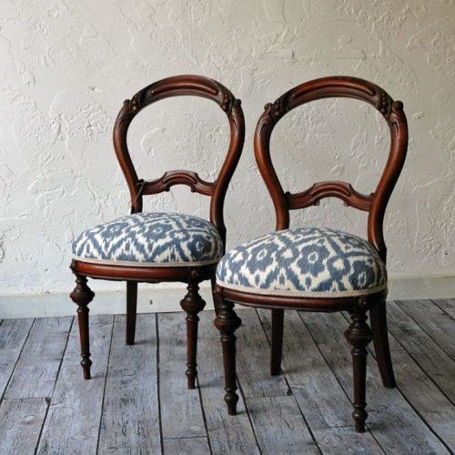 Fabric Covered Dining Chairs (Photo 4 of 20)