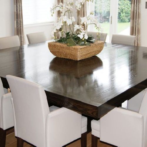 Dark Wood Square Dining Tables (Photo 5 of 20)