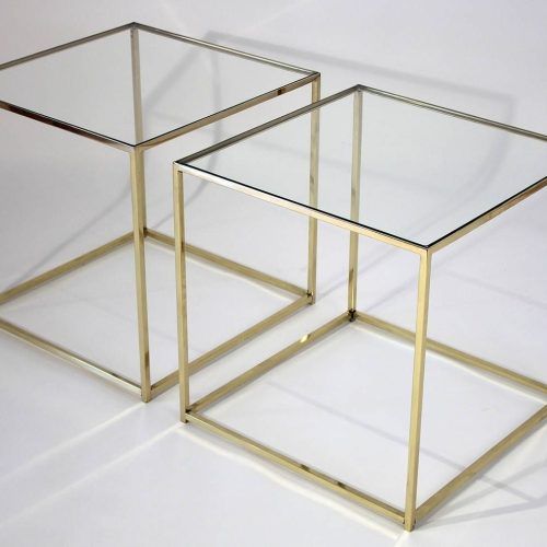 Brass Iron Cube Tables (Photo 6 of 20)
