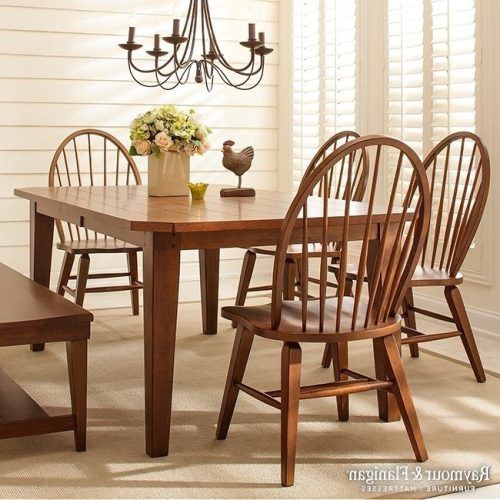 Combs 5 Piece 48 Inch Extension Dining Sets With Pearson White Chairs (Photo 2 of 20)