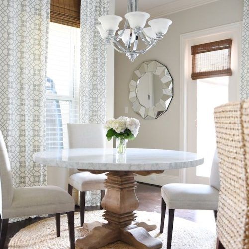 Laurent 5 Piece Round Dining Sets With Wood Chairs (Photo 15 of 20)