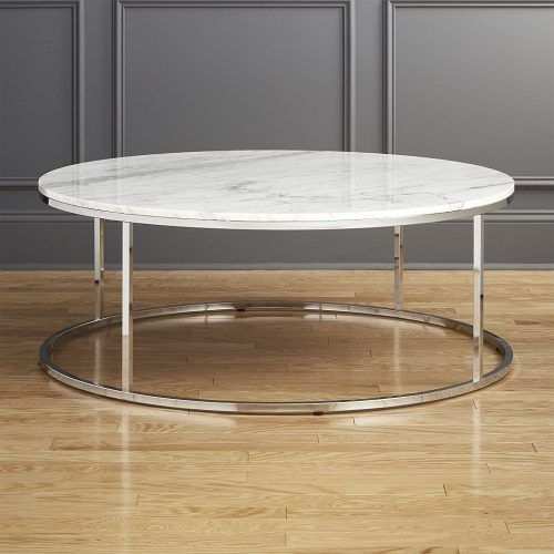 Smart Round Marble Brass Coffee Tables (Photo 8 of 20)