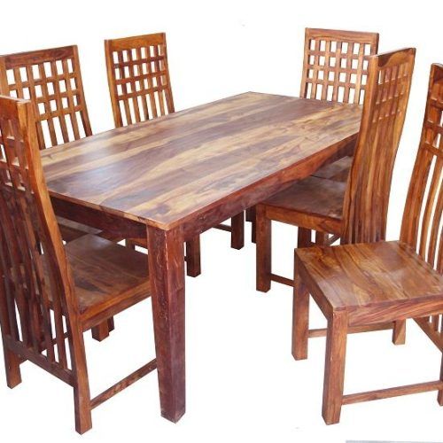 Sheesham Wood Dining Tables (Photo 16 of 20)
