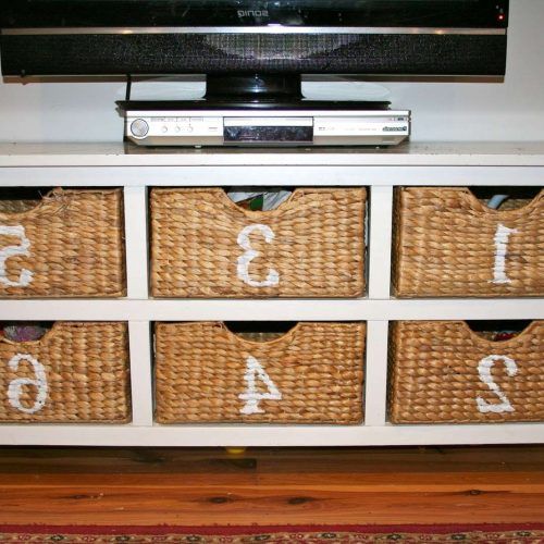 Tv Stands With Storage Baskets (Photo 10 of 15)