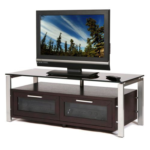 Tv Stands Fwith Tv Mount Silver/Black (Photo 2 of 20)