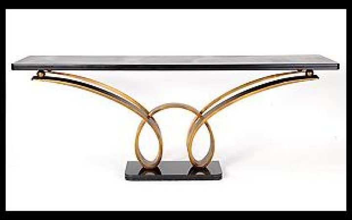 Top 20 of Antique Gold and Glass Console Tables
