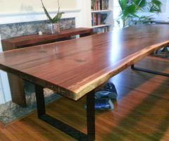 2024 Latest Black and Walnut Dining Tables