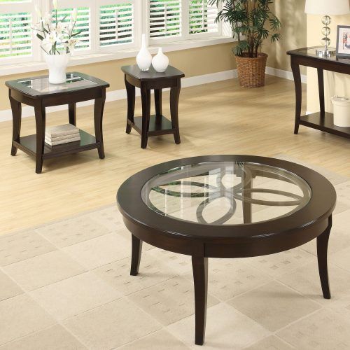 2-Piece Round Coffee Tables Set (Photo 2 of 20)