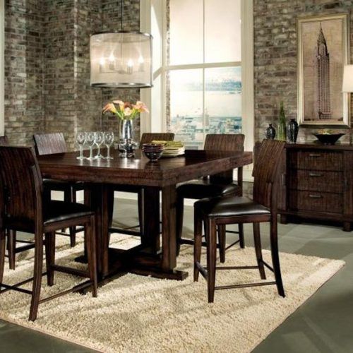 Andrelle Bar Height Pedestal Dining Tables (Photo 10 of 20)