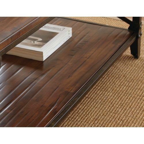 Carbon Loft Kenyon Cube Brown Wood Rustic Coffee Tables (Photo 11 of 20)