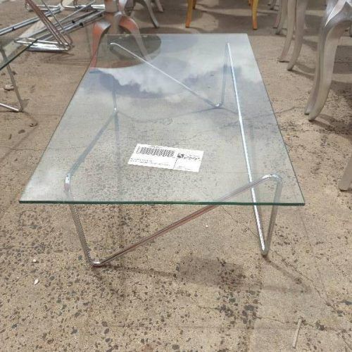 Chrome And Glass Rectangular Coffee Tables (Photo 6 of 20)