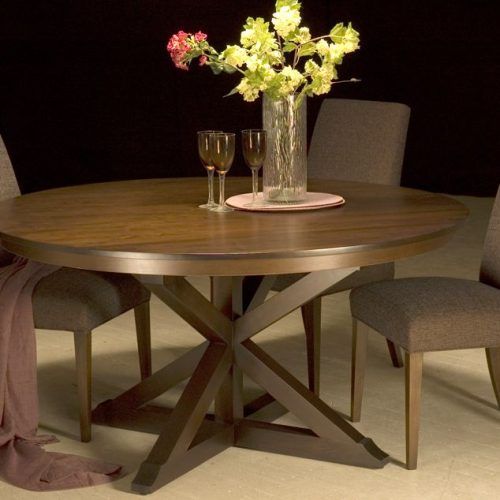 Gaspard Maple Solid Wood Pedestal Dining Tables (Photo 8 of 20)