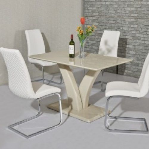 High Gloss Cream Dining Tables (Photo 19 of 20)