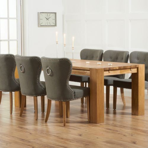 Dining Tables And Fabric Chairs (Photo 16 of 20)