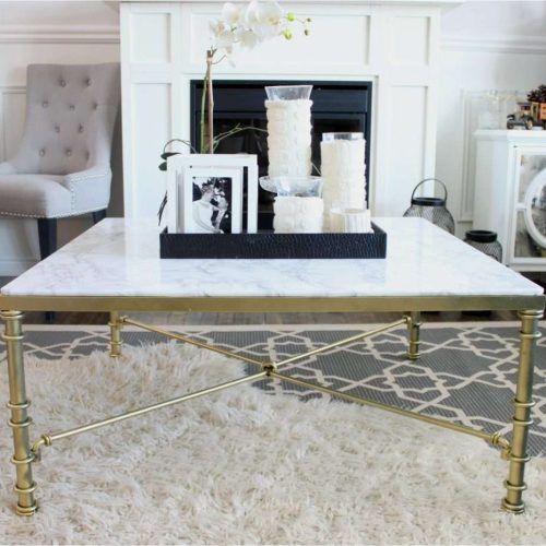 Marble And Glass Coffee Table (Photo 19 of 20)
