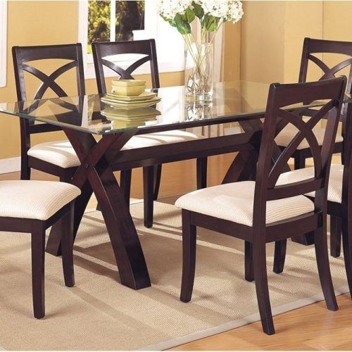 6 Seater Glass Dining Table Sets (Photo 14 of 20)