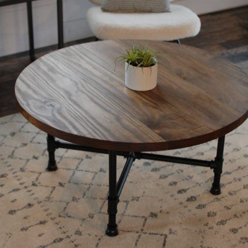 Round Industrial Coffee Tables (Photo 2 of 20)