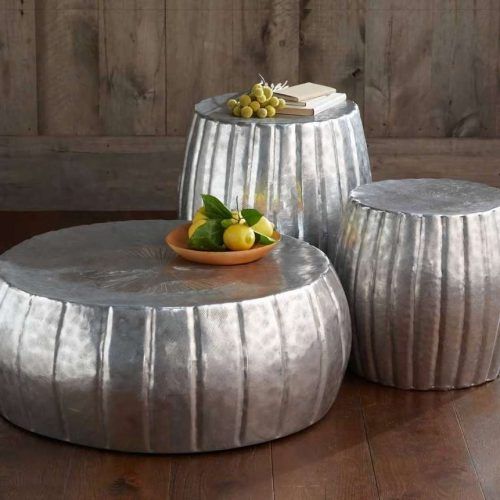 Silver Drum Coffee Tables (Photo 1 of 20)