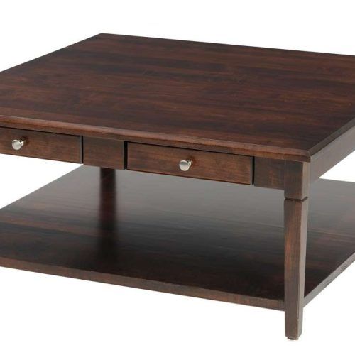 Square Coffee Tables With Drawers (Photo 18 of 20)