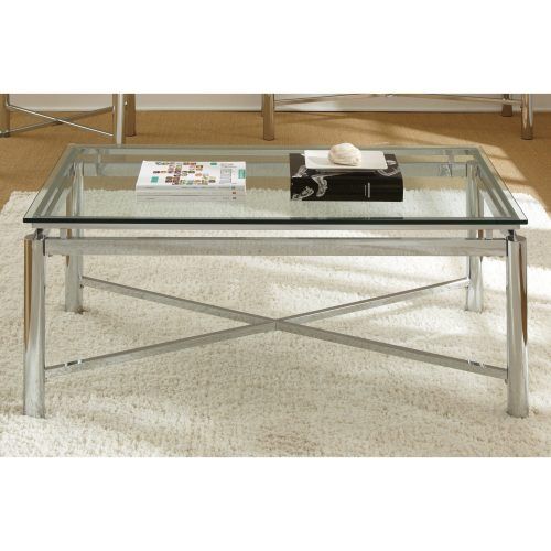Strick & Bolton Jules Chrome And Glass Coffee Tables (Photo 6 of 20)