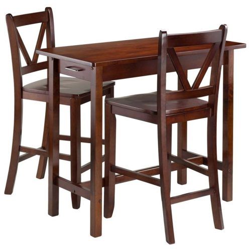 Winsome 3 Piece Counter Height Dining Sets (Photo 5 of 20)