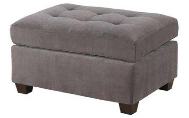Top 20 of Gray Wool Pouf Ottomans