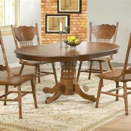 Oak Round Dining Tables And Chairs (Photo 8 of 20)