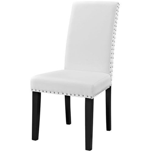 Caira Black Upholstered Side Chairs (Photo 2 of 20)
