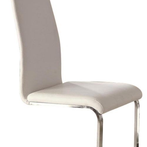 Chrome Leather Dining Chairs (Photo 10 of 20)