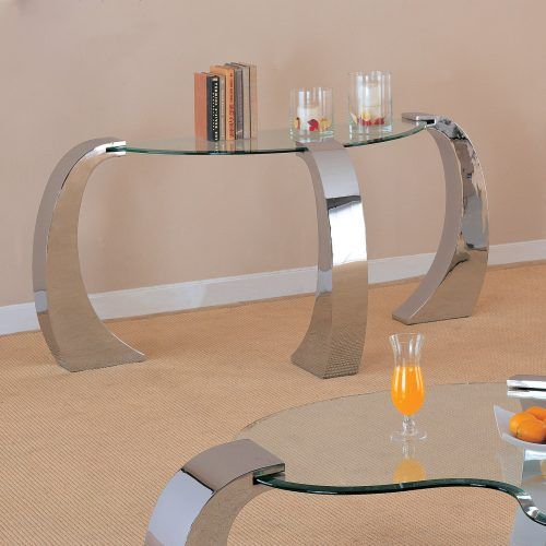 Coaster Company Silver Glass Coffee Tables (Photo 7 of 20)