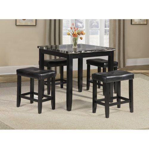 Denzel 5 Piece Counter Height Breakfast Nook Dining Sets (Photo 8 of 20)