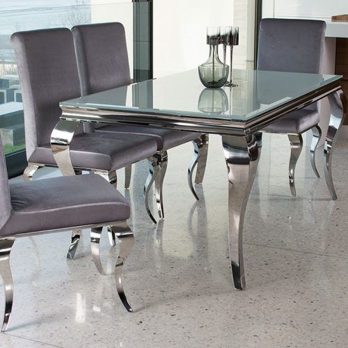 Glass And Chrome Dining Tables And Chairs (Photo 3 of 20)