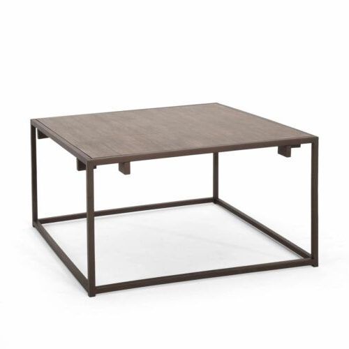 Industrial Faux Wood Coffee Tables (Photo 5 of 20)