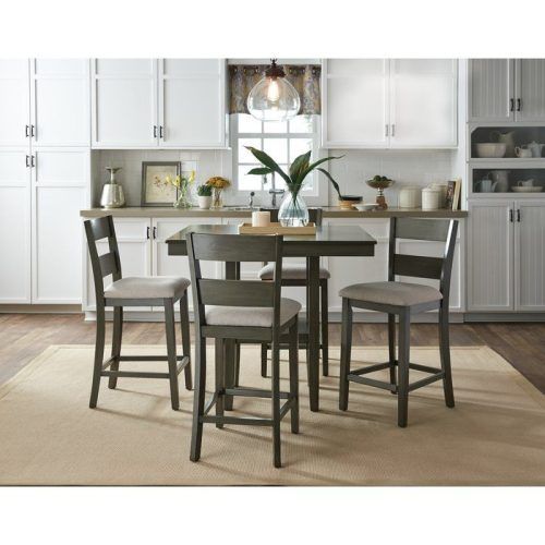 Jameson Grey 5 Piece Counter Sets (Photo 9 of 20)