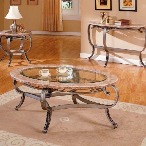 Modern Marble Iron Coffee Tables (Photo 11 of 20)