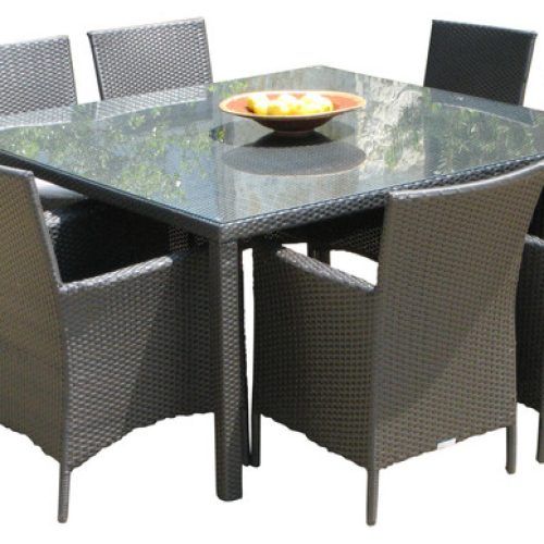 Outdoor Dining Table And Chairs Sets (Photo 10 of 20)
