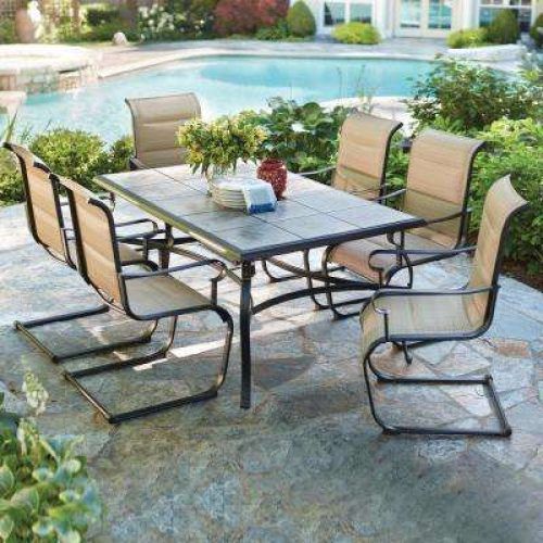 Outdoor Dining Table And Chairs Sets (Photo 3 of 20)
