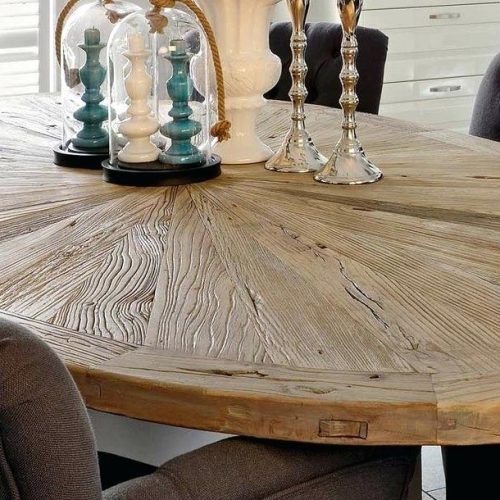 Oval Reclaimed Wood Dining Tables (Photo 1 of 20)