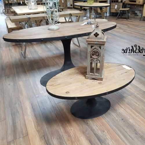 Reclaimed Elm Cast Iron Coffee Tables (Photo 17 of 20)