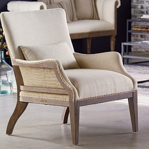 Magnolia Home Revival Jo's White Arm Chairs (Photo 9 of 20)