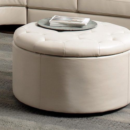 Round Button Tufted Coffee Tables (Photo 4 of 20)
