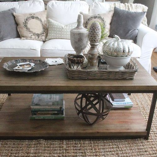 Rustic Christmas Coffee Table Decors (Photo 16 of 20)
