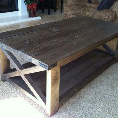 Rustic Wooden Coffee Tables (Photo 15 of 20)