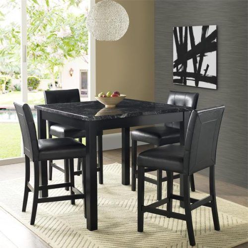 Bettencourt 3 Piece Counter Height Solid Wood Dining Sets (Photo 17 of 20)
