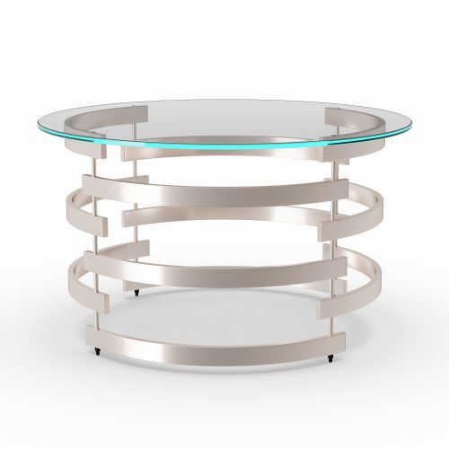 Silver Orchid Bardeen Round Coffee Tables (Photo 6 of 20)