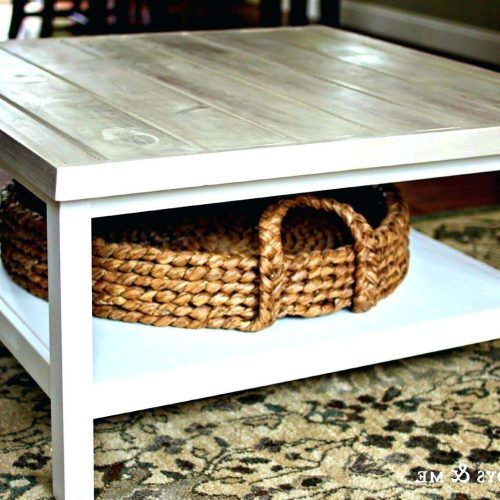 White Coffee Tables With Baskets (Photo 4 of 20)