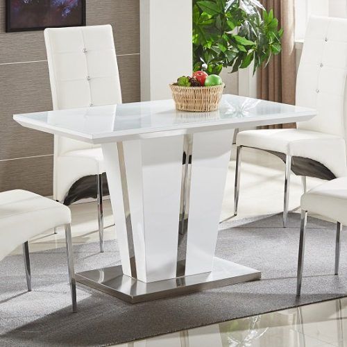 White Gloss Dining Room Furniture (Photo 7 of 20)